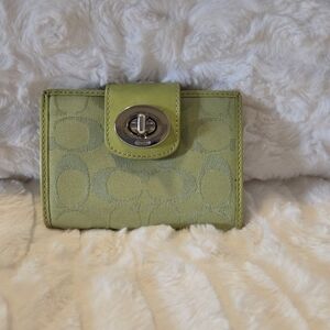 Green Coach Wallet